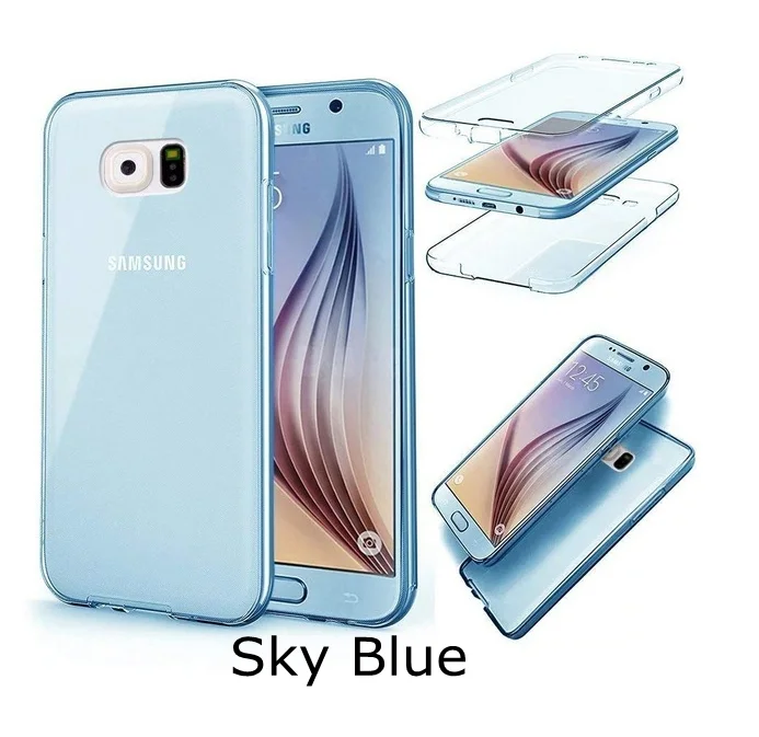 360 двойной силиконовый, мягкий, телефонный чехол для samsung Galaxy S3 S4 S5 S6 край S7 S8 плюс S9 S10E Note3 4 для девочек от 5 до 8 лет 9 G530 G360 для Note10 pro - Цвет: 2