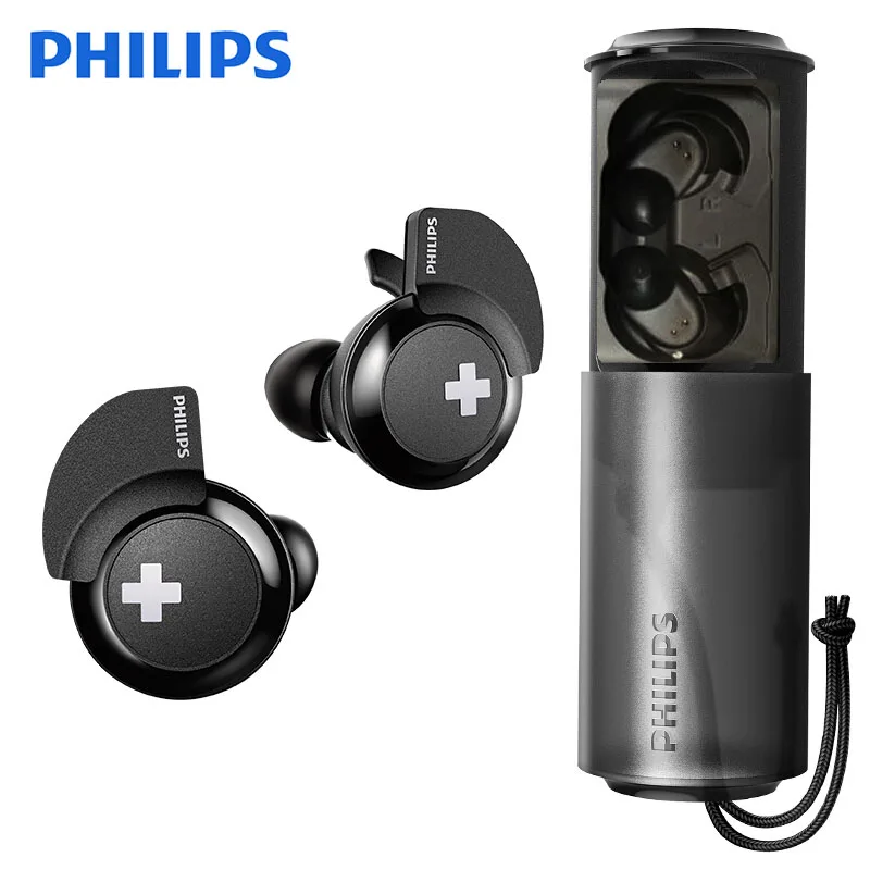 Оригинальная беспроводная гарнитура Philips SHB4385 с Bluetooth 4,1 литий-полимерный регулятор громкости для Iphone X Galaxy Note 8