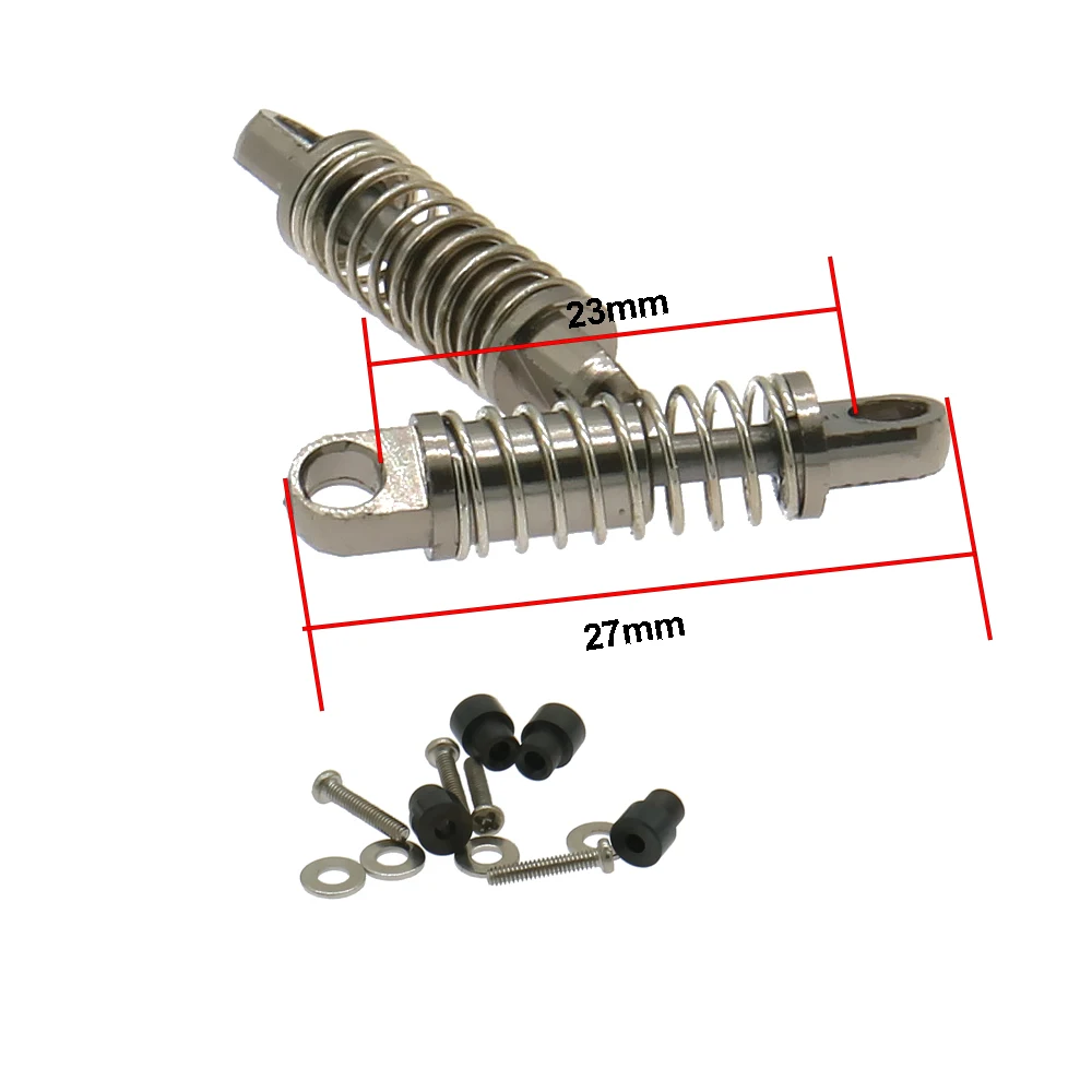 RCAWD 2 шт. сплав амортизатор демпфер масляного типа для Rc модели автомобиля 1/28 Wltoys K969 K989 P929 K989-43 Дрифт ралли йети