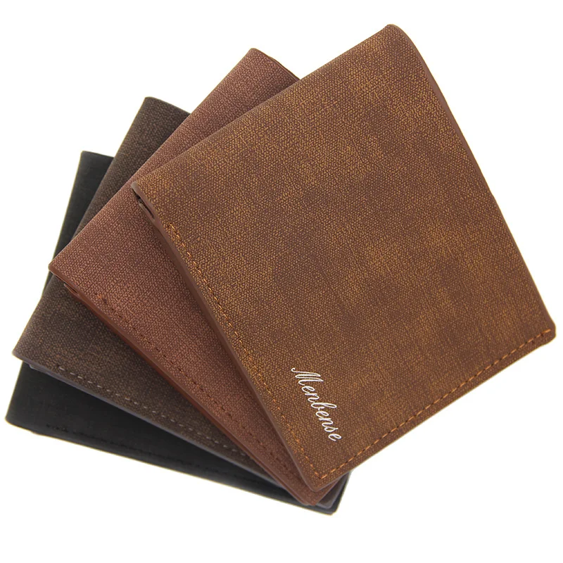 

MenBense Vintage Men Leather Brand Luxury Wallet Short Slim Male Purses Money Clip Credit Card Dollar Price Portomonee Carteria