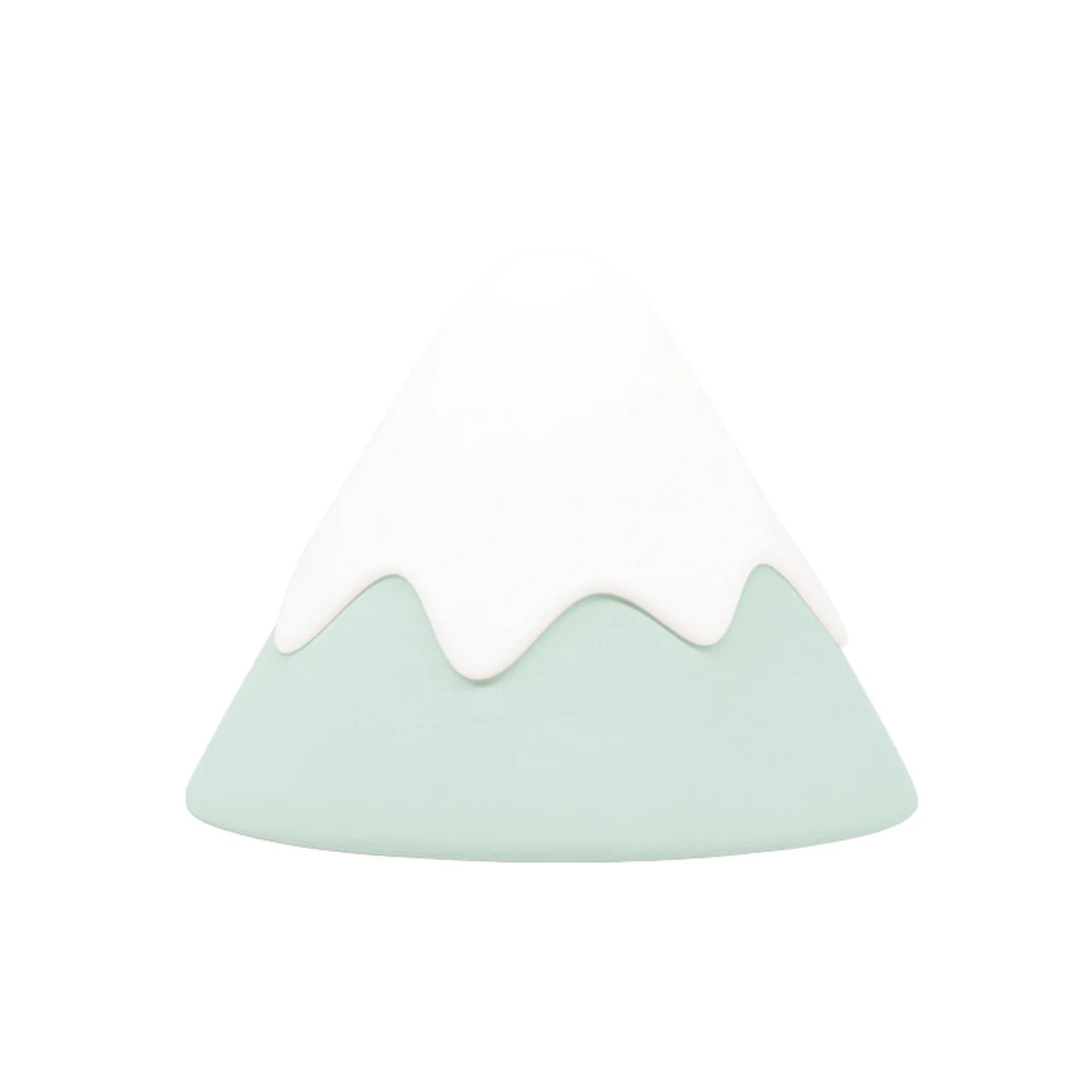 Decoration Wireless Led Touch Activated Bedside Night Light Home Snow Mountain Timer Kids Sound Control Rechargeable