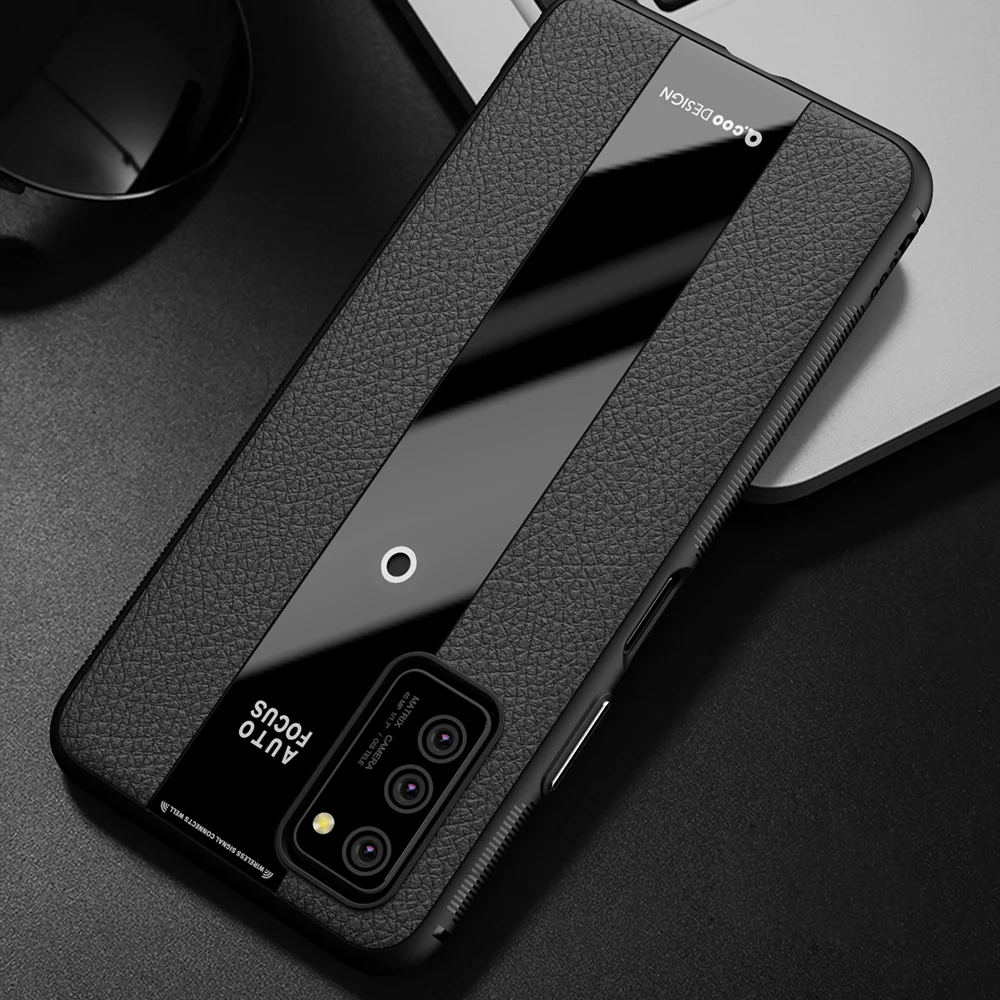 Роскошный силиконовый чехол для телефона Honor V30 с зернистой жилой Huawei Pro