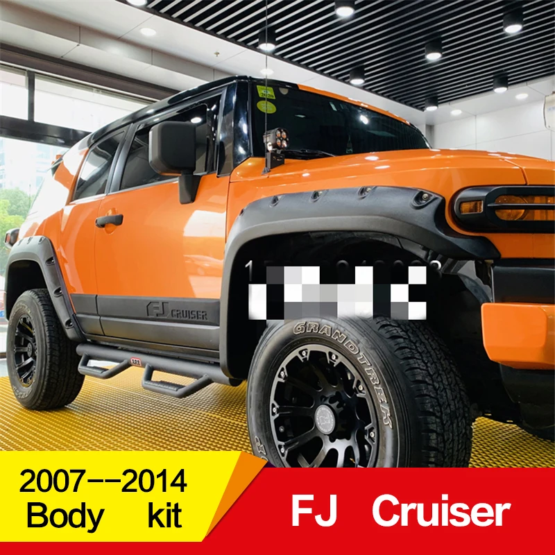 Подходит для Toyota FJ Cruiser Body kit fender 2007- год Воздухозаборники вентиляционные крышки автомобиля refitt широкий кузов аксессуары