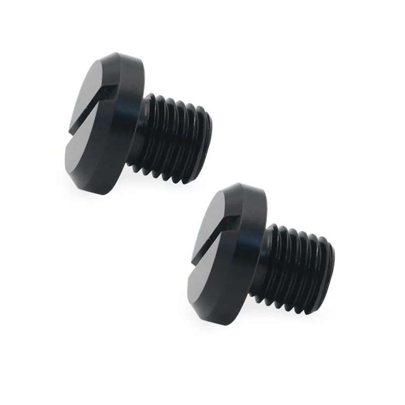 ZeNaha Motorcycle Mirror Hole Plugs - CNC Aluminum M10x1.25 Caps For Honda CB650R, CB1000R, CB500X & More