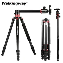 Professional Camera Tripod Monopod Aluminium DSLR Travel Tripod Stand with ball Head for Tripode Stativ with Quick Release Plate