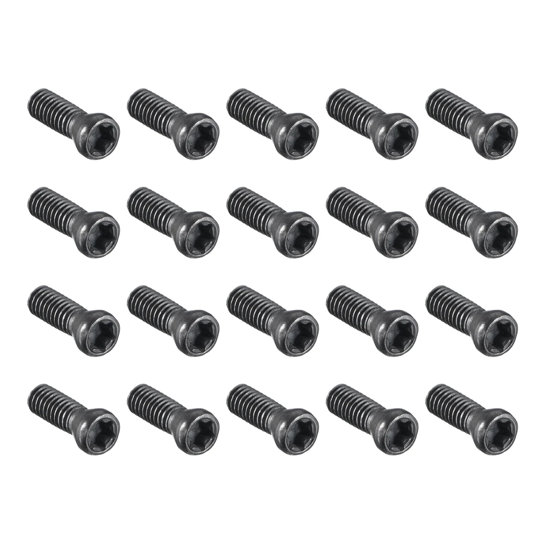 Uxcell M2.5x8mm Torx винты для замены твердосплавные вставки токарный станок с ЧПУ 12,9 класса углеродистая сталь 20 шт