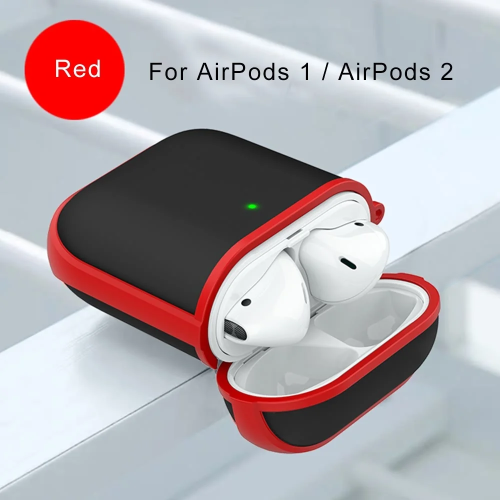 LAPOPNUT Wireless Bluetooth Earphone Case for Apple Airpods 1 2 Box Silicone Air Pods Accessories Headphone Protective Cover |