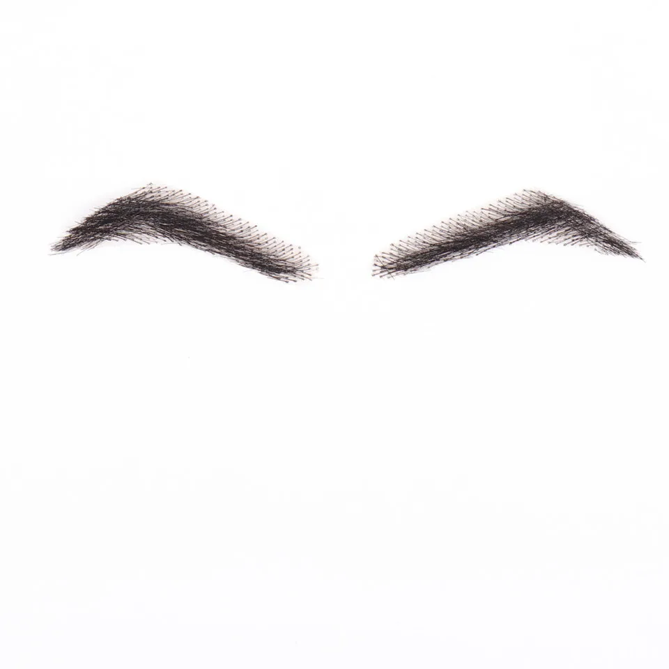 

Remy Human Fake Eyebrow Lace Eyebrow Natural Real Human Eyebrow Invisible False Eyebrow Human Hair Human Hair Eyebrow Handmade