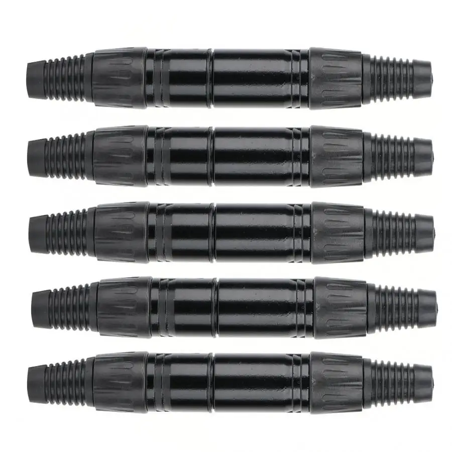 XLR микрофонный адаптер Кабельный разъем Черный 3Pin мини портативный микрофон аудио разъем 3Pin микрофонный разъем