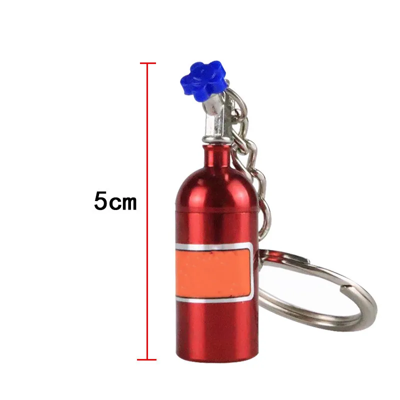 1 шт., новинка,, креативный мини-брелок с закисью азота для бутылок, брелок для ключей, коробка для хранения таблеток