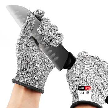 

Cut Resistant Gloves Safety Anti Cut Gloves Cut Proof Stab Resistant Stainless Steel Wire Metal Cut Meat Vegetable Kitchen Glove