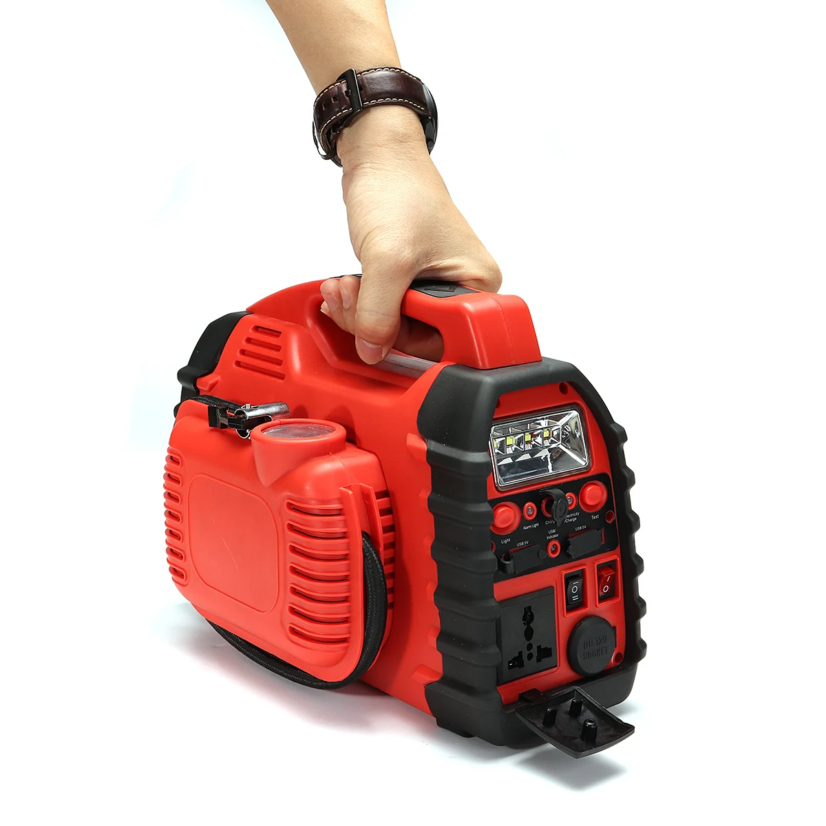 12V Power Bank Car Jump Starter Car Battery Booster Jumper Starter devices Buit in Air Inflator For Tire