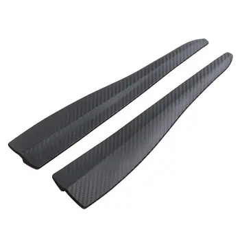 

1 Pair Car Universal PVC Look Car Bumper Door Edge Anti Scratch Crash Strips Cover Trim Pair Accessory 36Cm