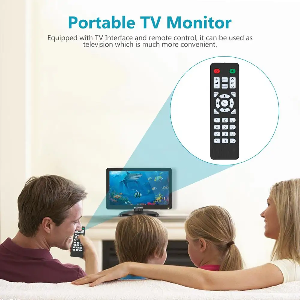 Neewer 11.6 inch HDMI Small TV Monitor Portable TV 1920x1080 16:9 TFT-IPS LCD Screen Support TV/HDMI/VGA/BNC/AV/USB Input Neewer 11.6 inch HDMI Small TV Monitor Portable TV 1920x1080 16:9 TFT-IPS LCD Screen Support TV/HDMI/VGA/BNC/AV/USB Input