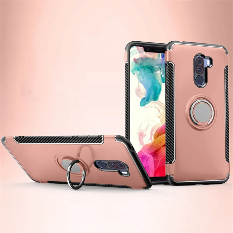 

For Xiaomi Redmi Note5 Case 3 3S 4 4X 4A 5 5 Plus 5A 6 6A Pro Y1 A2 S2 Lite For Xiaomi Pocophone F1 Magnetic Finger Cover