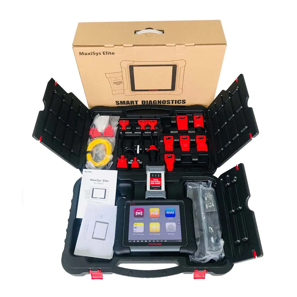 with WiFi BT Full OBD2 Automotive Scanner with J2534 ECU Programming and 2 Years Update Autel Maxisys Elite Diagnostic Tool Upgraded Version of MS908P Pro