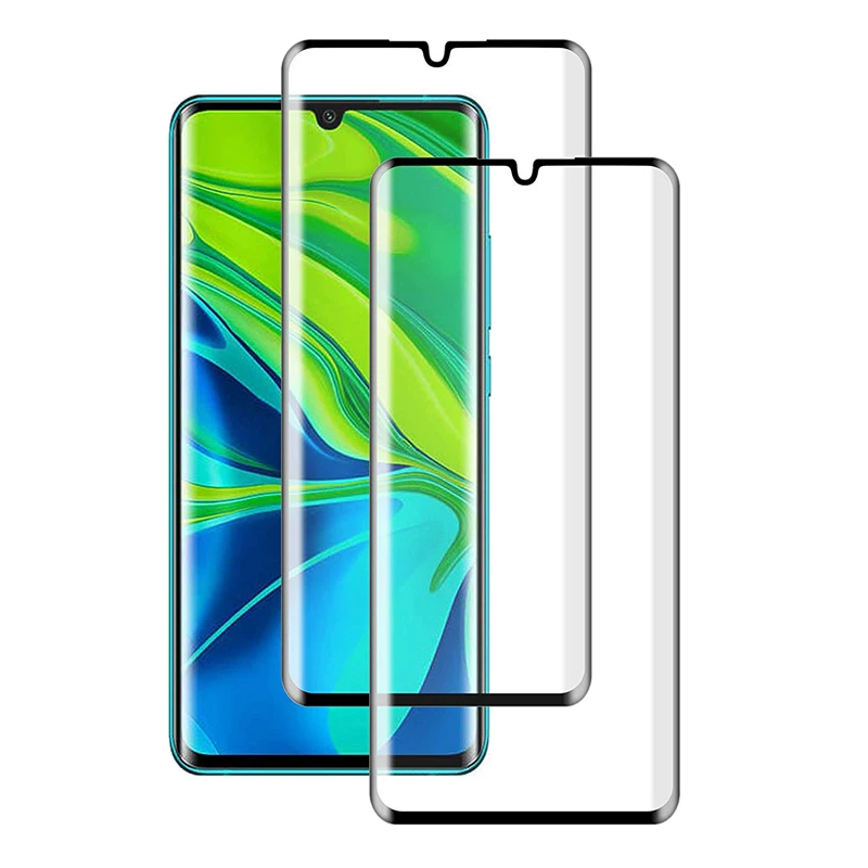 2 PCS Glass 3 шт закаленное стекло, Cтекло, Pelicula Xiao mi-Note-10/CC9 Pro Защитное стекло для экрана Red mi 10 CC 9 Pro Защитное стекло сяоми редми ми ноут 10 /ксиоми нот 10 про - Цвет: 2 PCS Glass