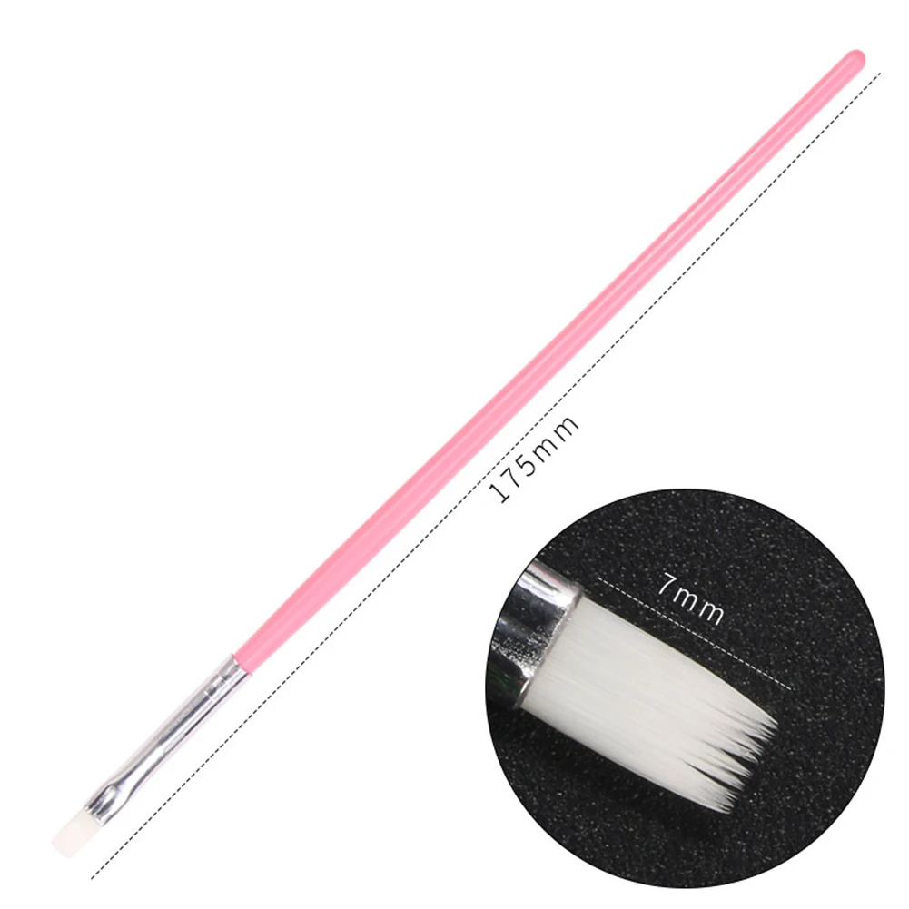 New 15Pcs/Set UV Gel Brush Liner Painting Pen Acrylic Drawing Brush for Nails Gradient Rhinestone Handle Manicure Nail Art Tool