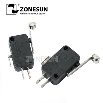 

ZONESUN LT50 LT50T LT50D LT50DT black Mirco Switch with Handle Belt Electric Limit Switch Use for Labeling Machine Switch