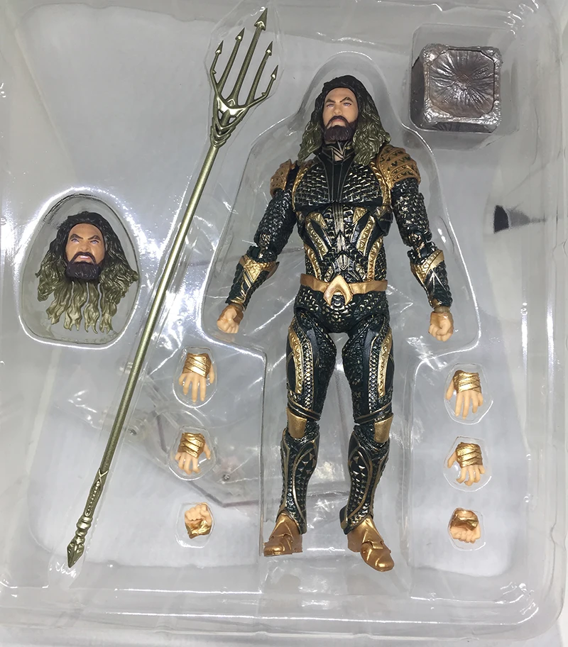 6 дюймов DC Justice League Super Hero Aquaman Mafex 061 экшн фигурка игрушка Студенческая Модель Кукла подарок