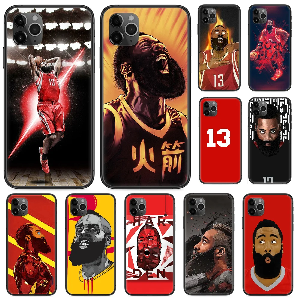 Basketball Harden нет. 13 жесткий чехол для телефона с изображением основного игрока Чехол