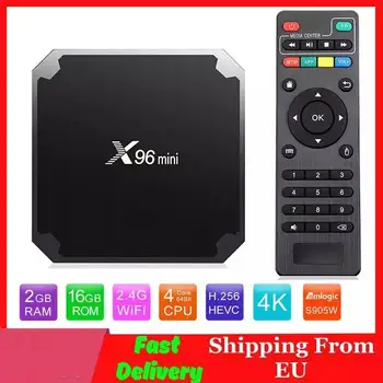 

X96 mini Android TV BOX 2G/16G Amlogic S905W 1G/8G QuadCore 2.4G WiFi X96mini Smart set top box Android 7.1 4K Media Player