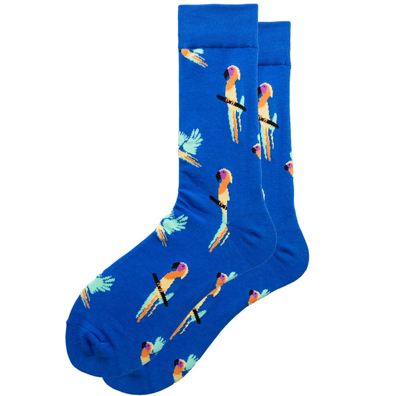 Novelty Casual Funny Cotton Wedding Socks Socks Mens Fruit Dress Colorful Animal