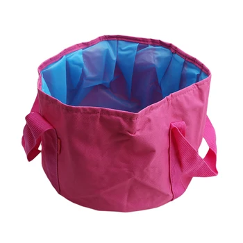 

Collapsible Portable Travel Foldable Folding Camping Washbasin Basin Bucket Bowl Sink Washing Bag Water Bucket Home Tool