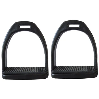 

2pcs Outdoor Adults Equestrian Comfortable Wide Track Anti Slip Lightweight Horse Riding Stirrups Plastic Safety Equipment
