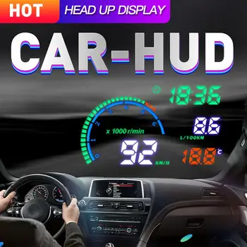 

Car Head Up Display Car HUD Display 5.5 Inches Car HUD Head Up Windshield Display Car Accessory