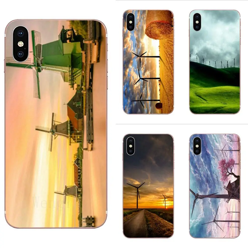 ТПУ горящая распродажа хит продаж природа пейзаж ветровых турбин для LG G2 G3 G4 G5 G6 G7