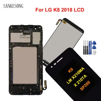 

LCD Display For LG K8 2018 K9 LM-X210MA X210TA SP200 Touch Screen Digitizer Assembly Replacements Black With Frame