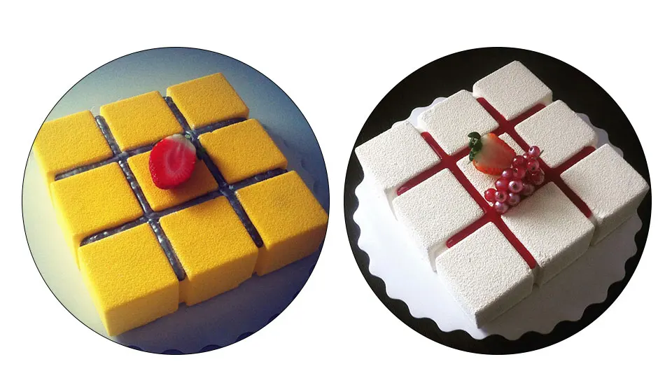 1 шт. DIY Форма для торта пищевая неравномерность Геометрическая большая силиконовая 3D форма для выпечки силиконовые формы квадратные формы для выпечки Инструменты