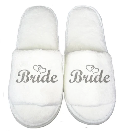 slipper Комплект из 3 предметов, блестящий серебряный халат атласный короткий халат женские тапочки свадебный пояс Свадебный пеньюар вечерние кимоно халаты - Цвет: slipper