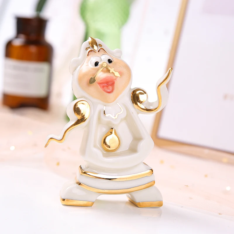 Красавица и Чудовище Миссис Поттс будильник cogsworth керамические украшения мультфильм подарок на день рождения