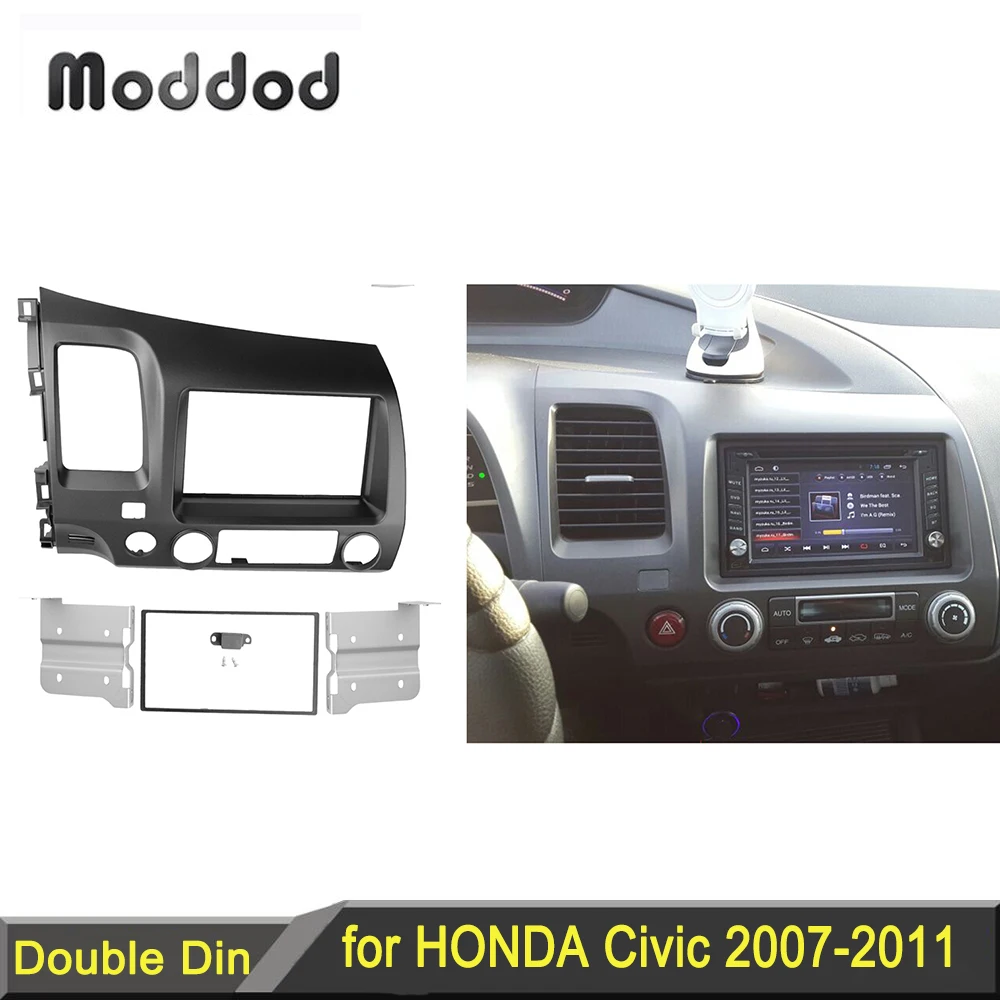 

Двойная 2 Din радиопанель для Honda Civic 2007 + GPS DVD стерео плеер панель монтаж приборной панели комплект отделки рамка для лица