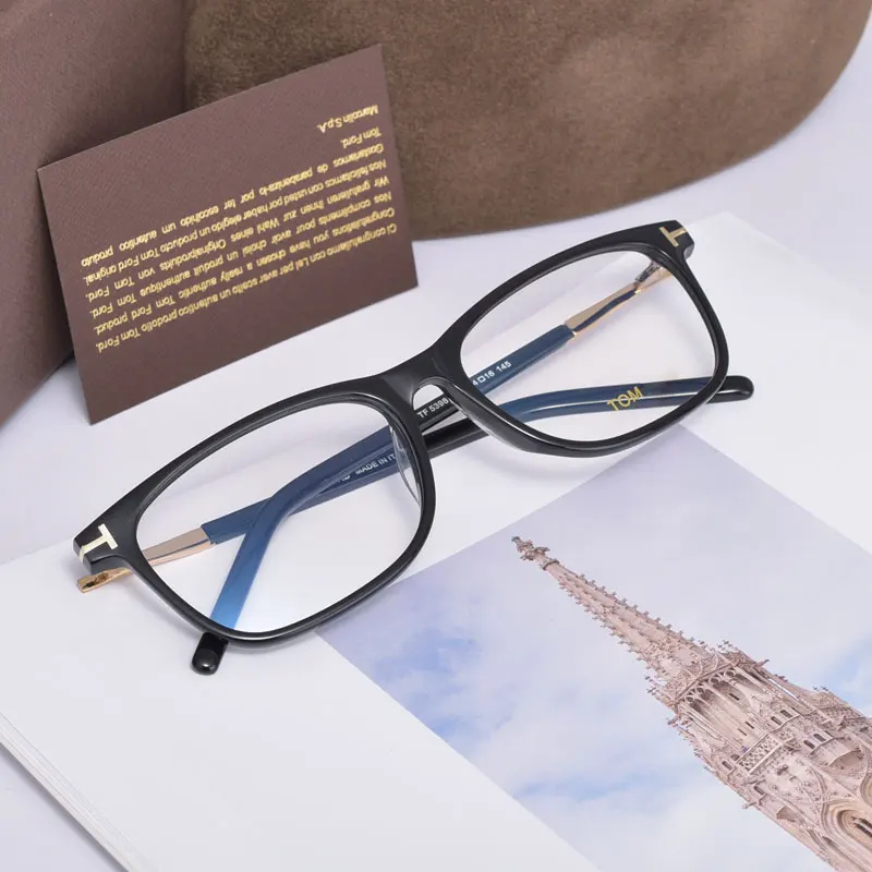 Винтажные мужские оптические оправы для очков Tom Forde Модные металлические