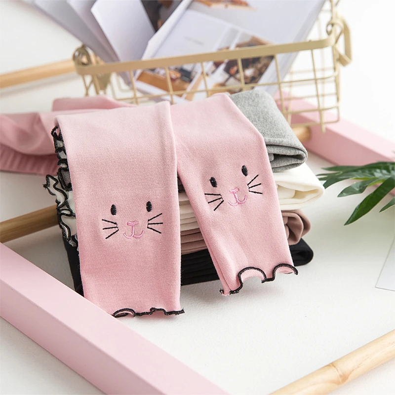 

2019 Children Leggings Kids New Cotton Warm And Comfortable Autumn Winter Soft Girl Trousers Leggings For Girls Age 2-6T