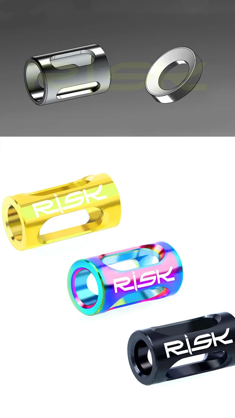 Risk M5x40mm титановый держатель для велосипедного компьютера, фиксированные велосипедные болты, спидометр/держатель для камеры, набор расширенных болтов