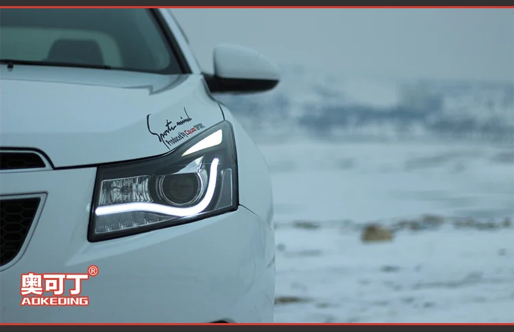 Автомобильный Стайлинг фара чехол для Chevrolet Cruze светодиодные фары 2009- Cruze светодиодный задний фонарь светодиодный DRL H7 D2H Hid Ангел глаз Bi Xenon