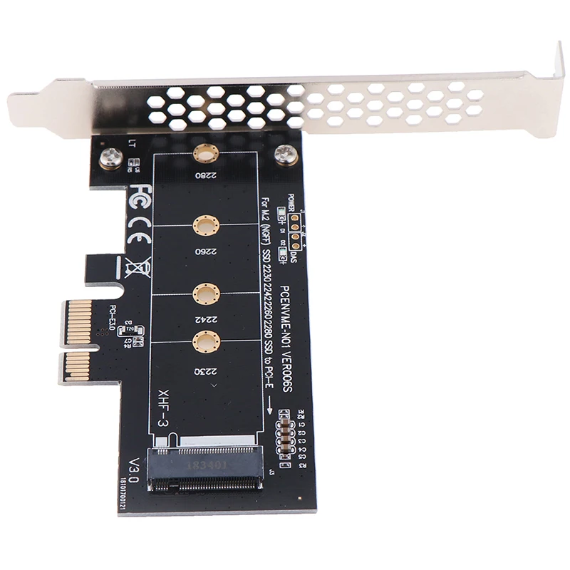 Адаптер PCIE на M2 PCI Express 3,0x1 на Накопитель SSD с протоколом NVME адаптер Поддержка 2230 2242 2260