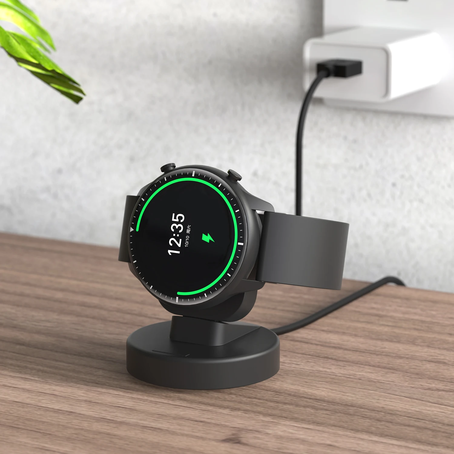 Two Chargers for amazfit t-rex pro gtr2 gts2 bip u Smart Watch Accessories Wireless Fast Charging replace Dock Cradle Station | Наручные