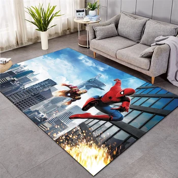 

Superman/Batman/US Captain/The Avenger Thick Carpet Mat for Living Room Doormat Flannel Print Bedroom Non-slip Floor Rug style-2