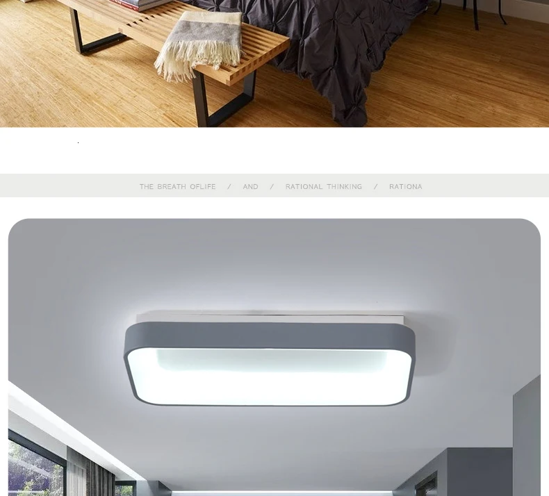 Dragonscence современные светодиодные потолочные лампы Lustre прямоугольное освещение для спальни ресторана конференц-зала личные лампы для клубов