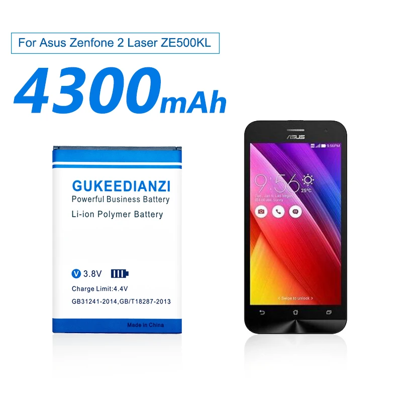 C11P1428 4300 мАч мощный аккумулятор для ASUS ZenFone2 Laser " ZE500KL ZE500KG Z00ED мобильный телефон аккумулятор большой емкости