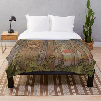 

Owl In The Forest Throw Blanket Soft Sherpa Blanket Bed Sheet Single Knee Blanket Office Nap Blanket