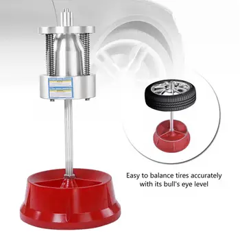 

Overseas US Car Portable Hubs Wheel Tire Balancer Bubble Level Heavy Duty Rim Steel Wheel Balancer Tire Repair Tools