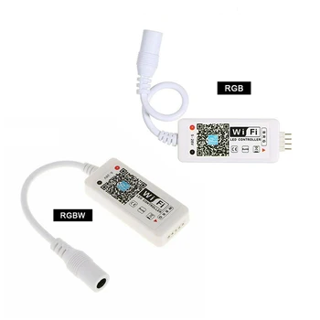 

Mini WiFi Controller DC5-28V for RGB RGBW 5050 LED Strip Light Alexa Google Home