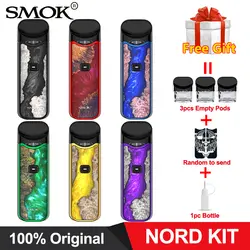 Новое поступление SMOK Nord комплект стручок Vape катушка с аккумулятором 1100 мАч 3 мл картридж сетчатая катушка электронная сигарета Vape