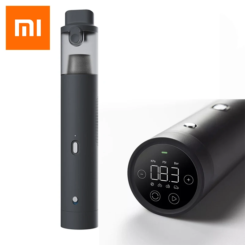 XIAOMI MI-aspiradora de mano inalámbrica Lydsto, 10000PA, 150PSI, bomba de aire para coche, bomba inflable, colector de polvo para el hogar